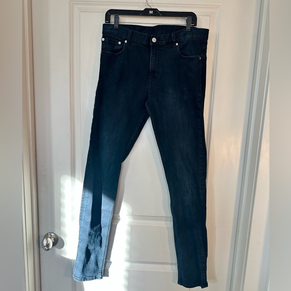 MTWTFSS Weekday Friday Blue/ Black Jeans, Size 31W/34L - Picture 10 of 10